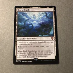 Wizards of the Coast Dark Depths Legendary Snow Land M0334 Modern Horizons 3 - Image 1