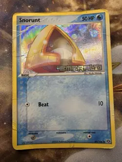 Snorunt - 64/106 Emerald Reverse (STAMPED) Holo Rare - HP - POKEMON FREE SHIP - Image 1
