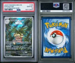 2025 Pokemon MEG EN Exeggutor Illustration Rare #135 PSA 10 Gem Mint - Image 2