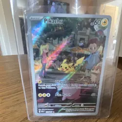 Pokemon Pikachu Illustration Rare Full Art Holo SV:151 Scarlet Violet 173/165 - Image 1