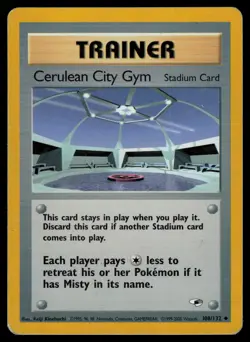 Cerulean City Gym 108/132 Gym Heroes Uncommon Pokemon - Image 1