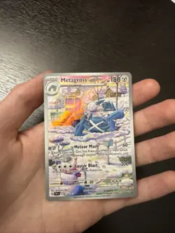 Pokemon TCG Metagross 178/162 Temporal Forces Illustration Rare - Image 1