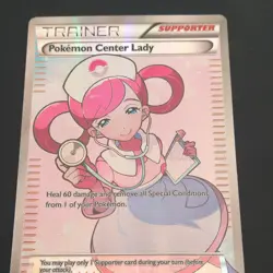 Pokemon Center Lady 105/106 Flashfire Full Art Holo Ultra Rare ENG - Image 2