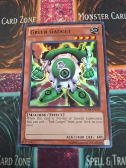 Yugioh Green Gadget TU08-EN002 Super Rare Unlimited Near Mint - Image 1