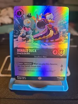 Disney Lorcana Winterspell Donald Duck - Along for the Ride 220/204 Epic Foil - Image 1