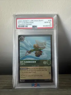 2024 Disney Lorcana En P1 Kit Cloudkicker League Promo #26 PSA GEM MINT 10 - Image 1