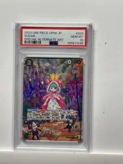 One Piece Card Game PSA10 Sugar SR SP OP04-024 Japanese Edition - Image 1