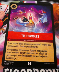 LORCANA TRADING CARD GAME TCG DISNEY CHAPITRE 2 CARTE 133/204 FR NM - Image 1