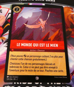 LORCANA TRADING CARD GAME TCG DISNEY CHAPITRE 2 CARTE 129/204 FR NM - Image 1