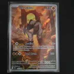 Terrakion 135/086 White Flare - Illustration Rare English Pokemon Card - NM/Mint - Image 1