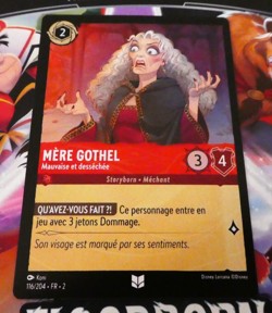 LORCANA TRADING CARD GAME TCG DISNEY CHAPITRE 2 CARTE MERE GOTHEL 116/204 FR NM - Image 1