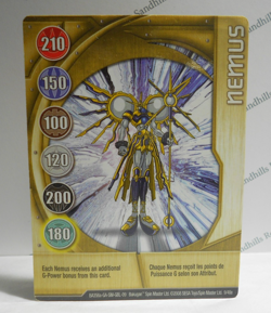 Bakugan Card - Nemus - Gold Gate Card - BA356a - 9/48e - 2008 - Image 1