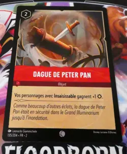 LORCANA TRADING CARD GAME TCG DISNEY CHAPTER 2 DAGGER CARD 135/204 FR NM - Image 1