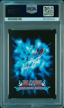 Bleach Kuchiki Byakuya Hado No 33 Blue Fire Fall PSA 10 Gem Mint Card - Image 2