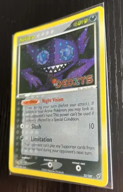 Sableye 23/107 2005 EX Deoxys Pokemon TCG Reverse Holo Stamped - Image 4
