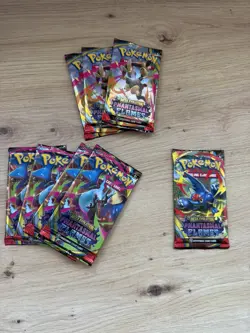8 x Phantasmal Flames Single Booster Packs Pokemon TCG Mega Evolutions - Image 1