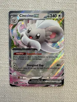 Cinccino ex 73/86 Double Rare Pokemon Chaos Rising ME04 NM - Image 1