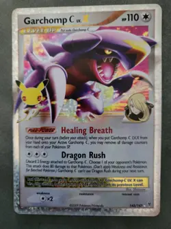 Pokemon TCG Garchomp C Lv.X 145/147 Supreme Victors Ultra Rare Holo 2009 HP110 - Image 1
