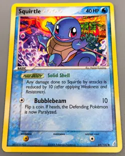2006 Pokemon Crystal Guardians - Squirtle - 64/100 - Image 1