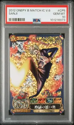 Sanji One Piece Card PSA 10 Gem Mint CGC Graded Collectible - Image 1