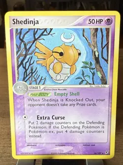 Pokemon Shedinja EX Deoxys 14/107 Rare English - NM - Image 1
