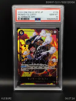 Monkey D. Luffy #OP10-118 Japanese 2024 One Piece PSA 10 - Image 1
