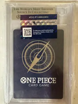 2024 One Piece Monkey D Luffy Treasure Rare Two Legends Beckett Pristine 10 - Image 2