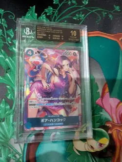2022 One Piece Romance Dawn JPN #OP01078 Boa Hancock SR BGS 10 BLACK LABEL - Image 1