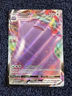 Ditto Vmax 051/072 Shining Fates- NM Ultra Rare Full Art Pokemon Card - Image 1