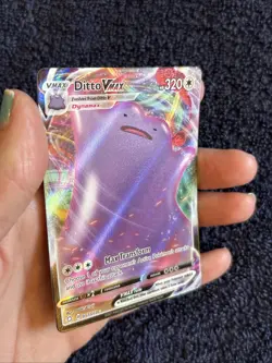 Ditto Vmax 051/072 Shining Fates- NM Ultra Rare Full Art Pokemon Card - Image 3