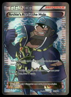 Pokemon Cards Archie's Ace in the Hole 157/160 Primal Clash Ultra Rare LP - Image 1