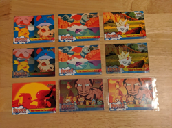 Pokemon Topps 1999 PIKACHU'S VACATION Movie - Lot of 9 Cards - 3 Holos - Image 1