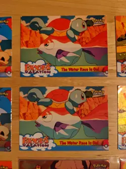 Pokemon Topps 1999 PIKACHU'S VACATION Movie - Lot of 9 Cards - 3 Holos - Image 3