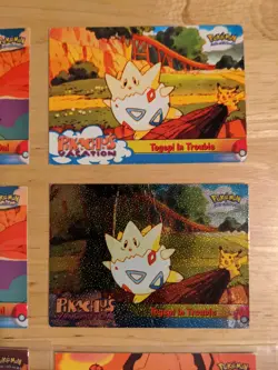 Pokemon Topps 1999 PIKACHU'S VACATION Movie - Lot of 9 Cards - 3 Holos - Image 4