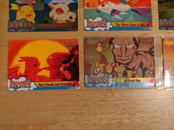 Pokemon Topps 1999 PIKACHU'S VACATION Movie - Lot of 9 Cards - 3 Holos - Image 5