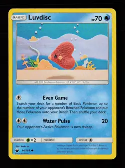 Luvdisc 44/168 Common Asako Ito Celestial Storm Pokemon Cards - Image 1