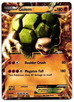 Golem EX 46/83 - Generations Rare EX Pokemon TCG Holo - LP Card - Image 1