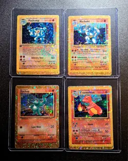 Vintage Pokemon GOLD Vending Machine Sticker Cards holofoil WOTC Base Set - Image 1
