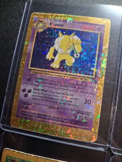 Vintage Pokemon GOLD Vending Machine Sticker Cards WOTC 8 cards lot HOLO - Image 3