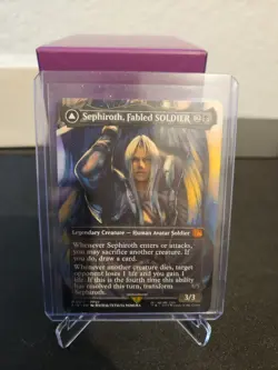 x1 Sephiroth, Fabled SOLDIER / Sephiroth, One-Winged Angel MTG 317 FULL ART 1x - Image 1