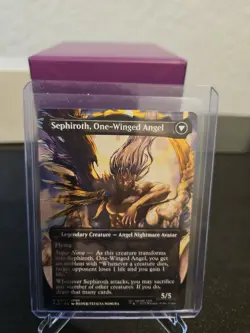 x1 Sephiroth, Fabled SOLDIER / Sephiroth, One-Winged Angel MTG 317 FULL ART 1x - Image 2
