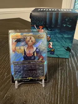 Tidus, Yuna's Guardian (Borderless) (Surge Foil) Commander: Final Fantasy Foil - Image 1