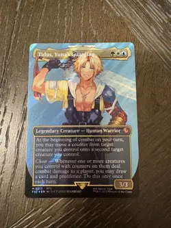 Tidus, Yuna's Guardian (Borderless) (Surge Foil) Commander: Final Fantasy Foil - Image 2