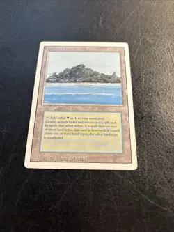 MTG Magic the Gathering Tropical Island Dual Land Revised Edition MP - Image 3