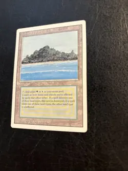 MTG Magic the Gathering Tropical Island Dual Land Revised Edition MP - Image 5