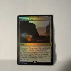 1x Gemstone Mine, Foil, Dominaria Remastered, Magic MTG NM - Image 1