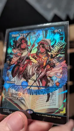 MTG - Think Twice #0425 - SHOWCASE ANIME FOIL - ENGLISH - NM - Image 2