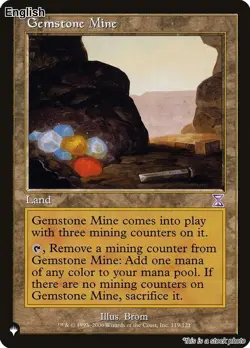 Gemstone Mine (TSB) EN [LIST - 119/121] - NM TCG MTG - Image 1