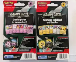 Pokemon Kampf-Deck Pack mit Ampharos ex und Granforgita ex NEU OVP Deutsch - Image 2
