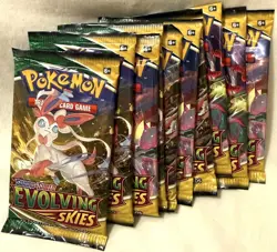 Pokemon Pokemon SWSH Evolving Skies 10-Pack Bundle - Image 1